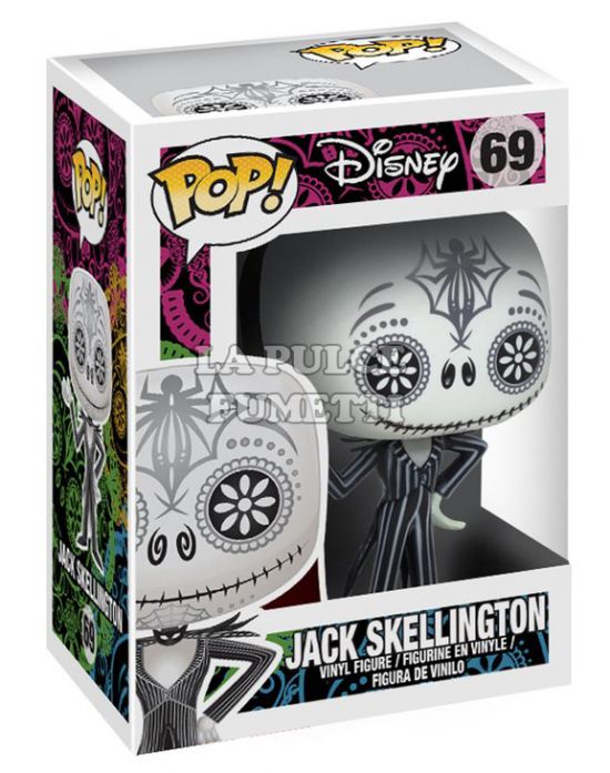 NIGHTMARE BEFORE CHRISTMAS: JACK SKELLINGTON - VINYL FIGURE #   69 - POP FUNKO 